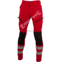 Pantalone Tecnico Rosso inserti Neri